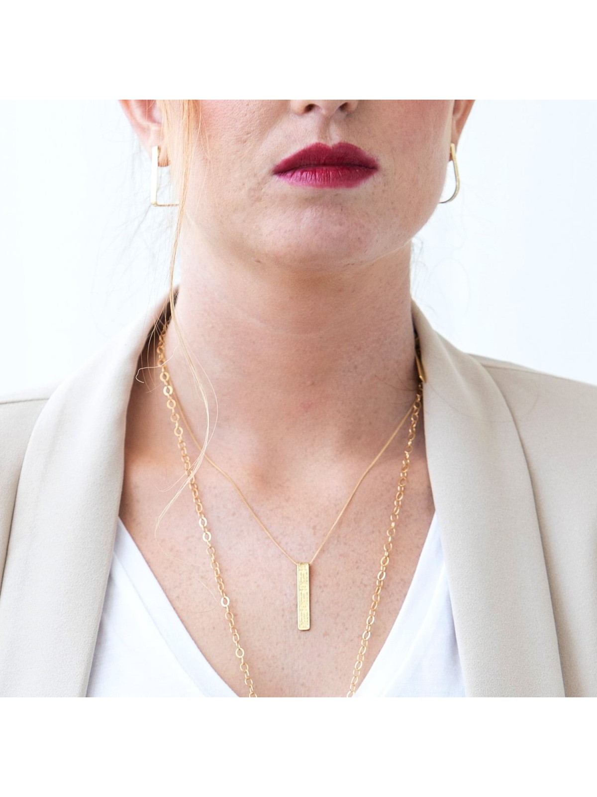 Women's Kabbalah Holy Names Necklace with Healing Prayer - Sterling Si