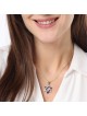 Diamond-Accented Large 14K Gold Double Star of David Pendant Necklace