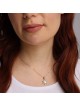 Deluxe 14K Gold and Diamonds Star of David Pendant Necklace with Old J