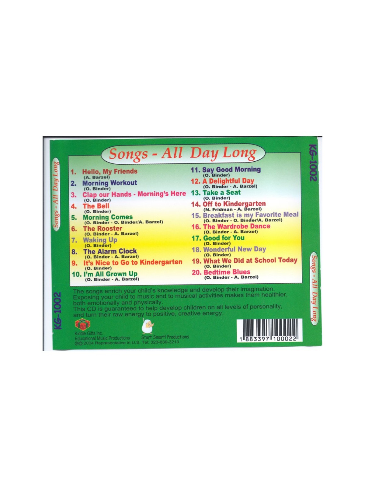 Songs All Day Long Childrens English Songs... | Israeli & Jewish Songs