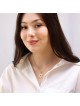 14K Gold Three-Dimensional Interlocking Star of David Pendant Necklace