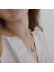 Sterling Silver Double Layer Star of David Pendant Necklace