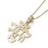 Beloved: 14K Gold Pendant Necklace - Song of Songs 6:3