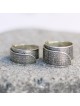 Handmade Blackened 925 Sterling Silver Adjustable Unisex Kabbalah Ring