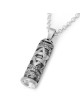 Collier pendentif Mezouza en argent sterling 925 - Étoile de David