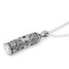 925 Sterling Silver Mezuzah Pendant Necklace - Star of David