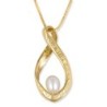 9K Gold Eternity Twist with Pearl - Woman of Valor - Proverbs 31:29