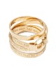 Luxurious 18K Gold-Plated Ana BeKoach Wrap Ring