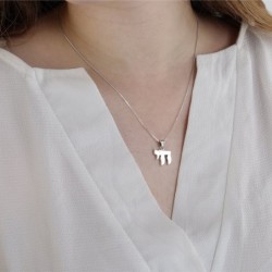 Classic Sterling Silver Chai Necklace - Unisex