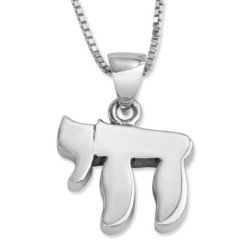 Classic Sterling Silver Chai Necklace - Unisex