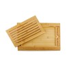 Bamboo Wood Challah Board with Crumb Catcher Jerus... | Challah Boards