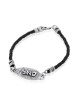 Wealth: Sterling Silver & String Kabbalah Bracelet (Red or Black)
