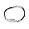 Wealth: Sterling Silver & String Kabbalah Bracelet (Red or Black)