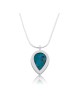 Eilat Stone and Silver Clove Necklace