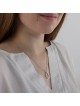 Sterling Silver Hamsa Necklace With Star of David