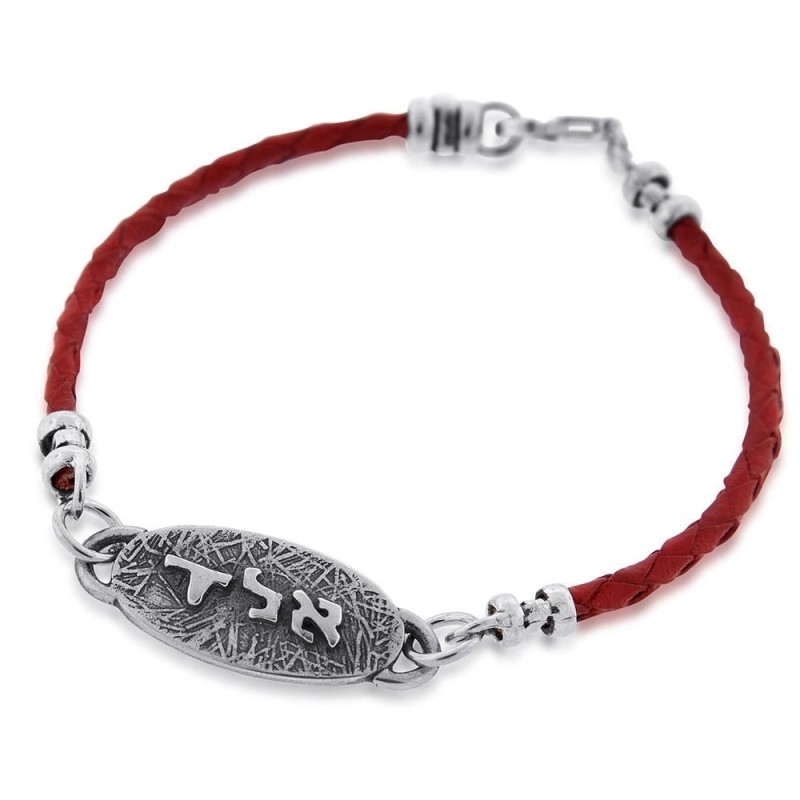 Evil Eye: Sterling Silver & String Kabbalah Bracelet (Red or Black)
