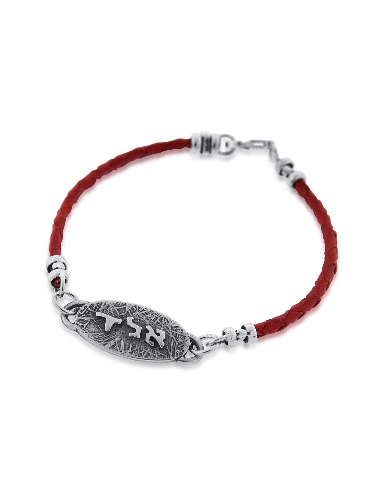 Evil Eye: Sterling Silver & String Kabbalah Bracelet (Red or Black)
