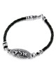 Evil Eye: Sterling Silver & String Kabbalah Bracelet (Red or Black)