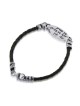 Evil Eye: Sterling Silver & String Kabbalah Bracelet (Red or Black)