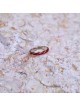 Sterling Silver and Red Enamel Kabbalah Ring With Priestly Blessing