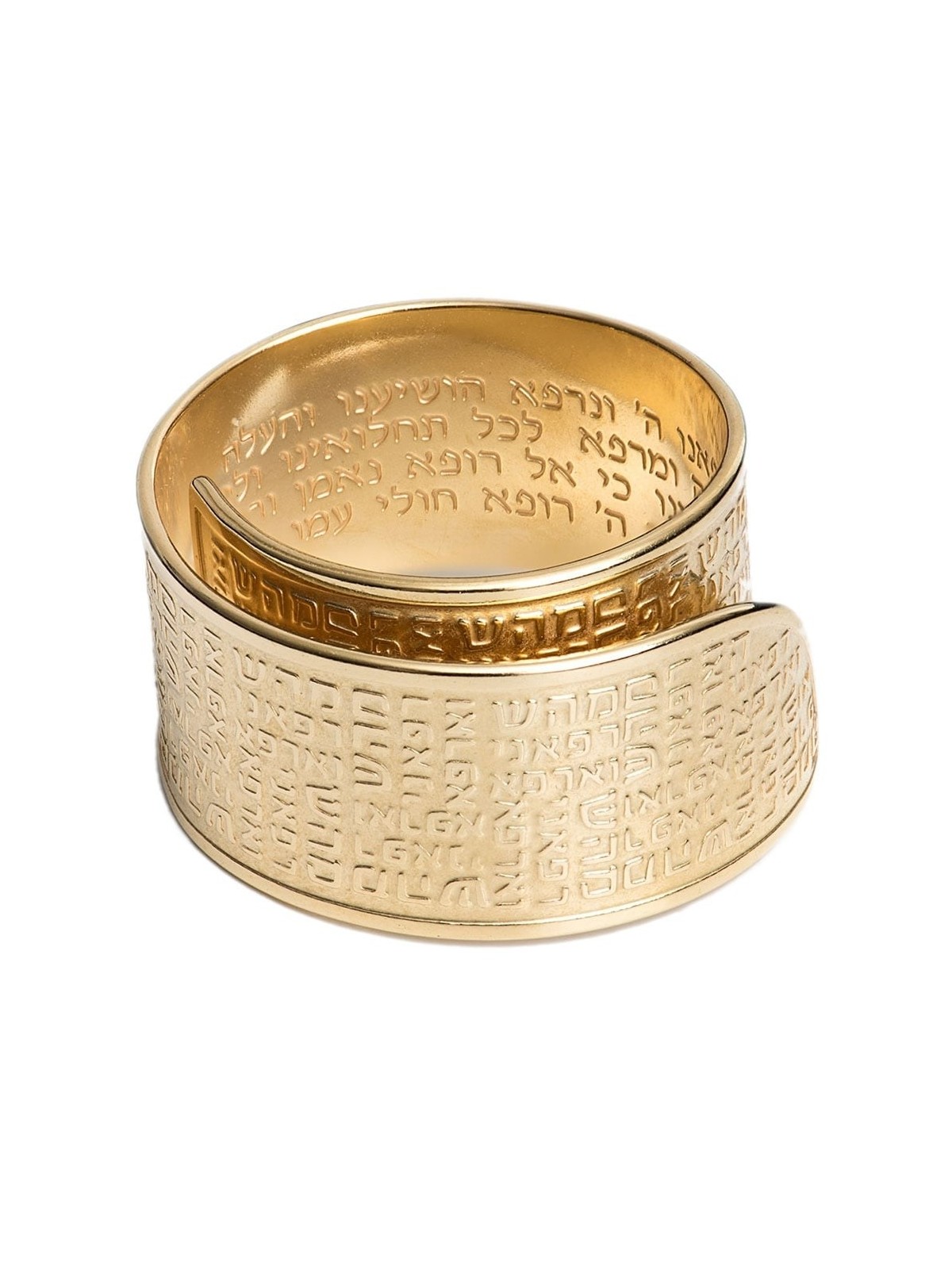 Stunning Handcrafted Adjustable Unisex Ring With Healing Prayer (Jerem