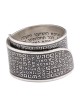 Stunning Handcrafted Adjustable Unisex Ring With Healing Prayer (Jerem