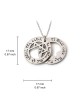 Silver Star of David Necklace - Traveler's Prayer / Porat Yosef