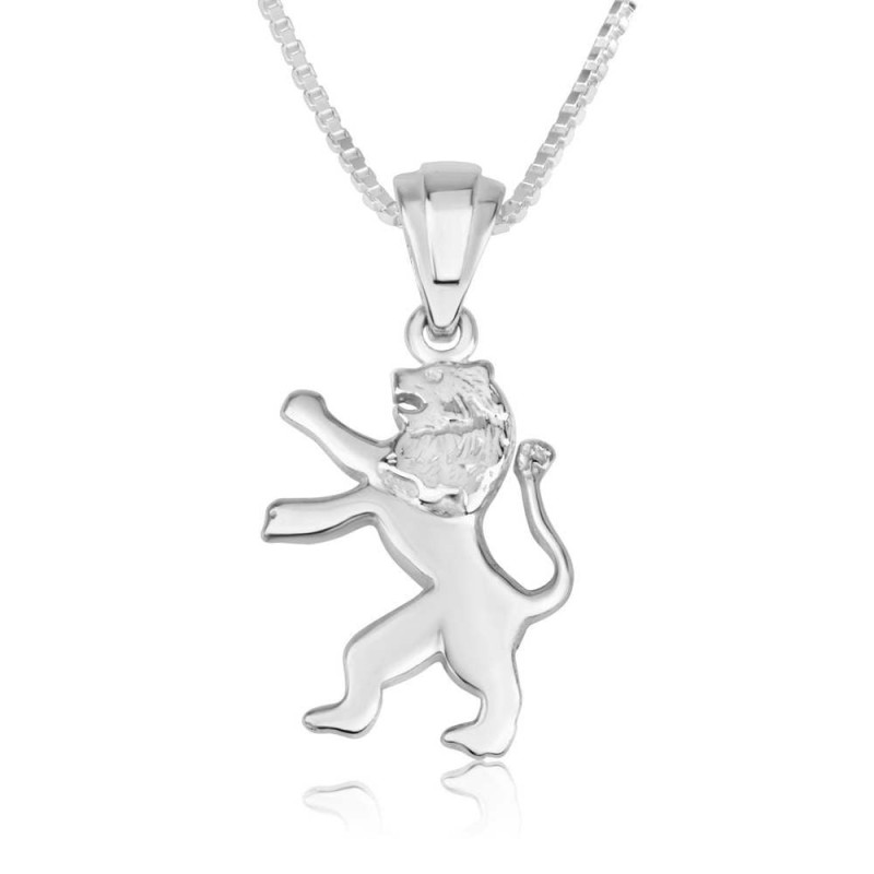 925 Sterling Silver Lion of Judah Necklace