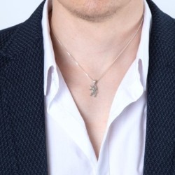 925 Sterling Silver Lion of Judah Necklace