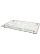 Dorit Judaica Tempered Glass Challah Board Rose De... | Challah Boards