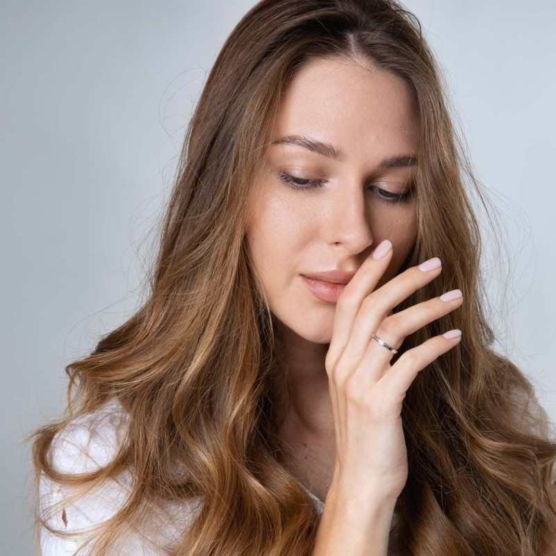 Marina Jewelry Bague en argent sterling This Too Shall Pass (hébreu et anglais)