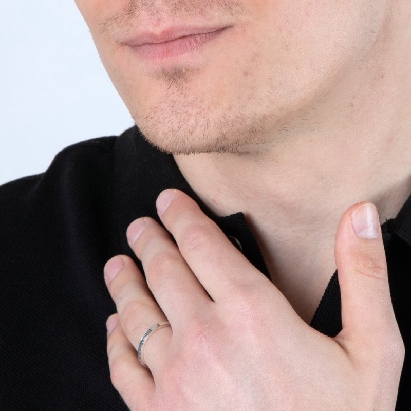 Marina Jewelry כסף סטרלינג טבעת זו גם תעבור (עברית ואנגלית