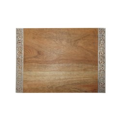 Yair Emanuel Grained Wood Challah Board with Decor... | Challah Boards