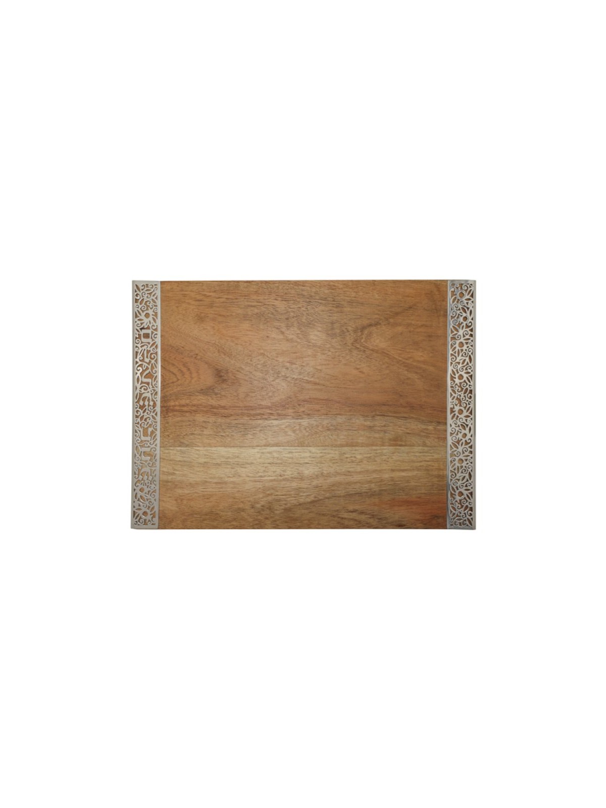 Yair Emanuel Grained Wood Challah Board with Decor... | Challah Boards