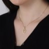 14K Gold Hamsa Pendant Necklace With Tree of Life Design