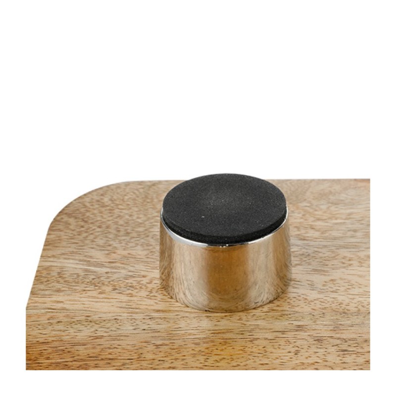 Raised Wood Challah Board with Dark Gray Epoxy Cur... | Challah Boards