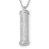 72 Holy Names: Sterling Silver Mezuzah Pendant Necklace