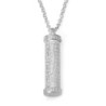 72 Holy Names: Sterling Silver Mezuzah Pendant Necklace