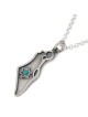 Carte d'Israël en argent sterling pour hommes avec collier étoile de David