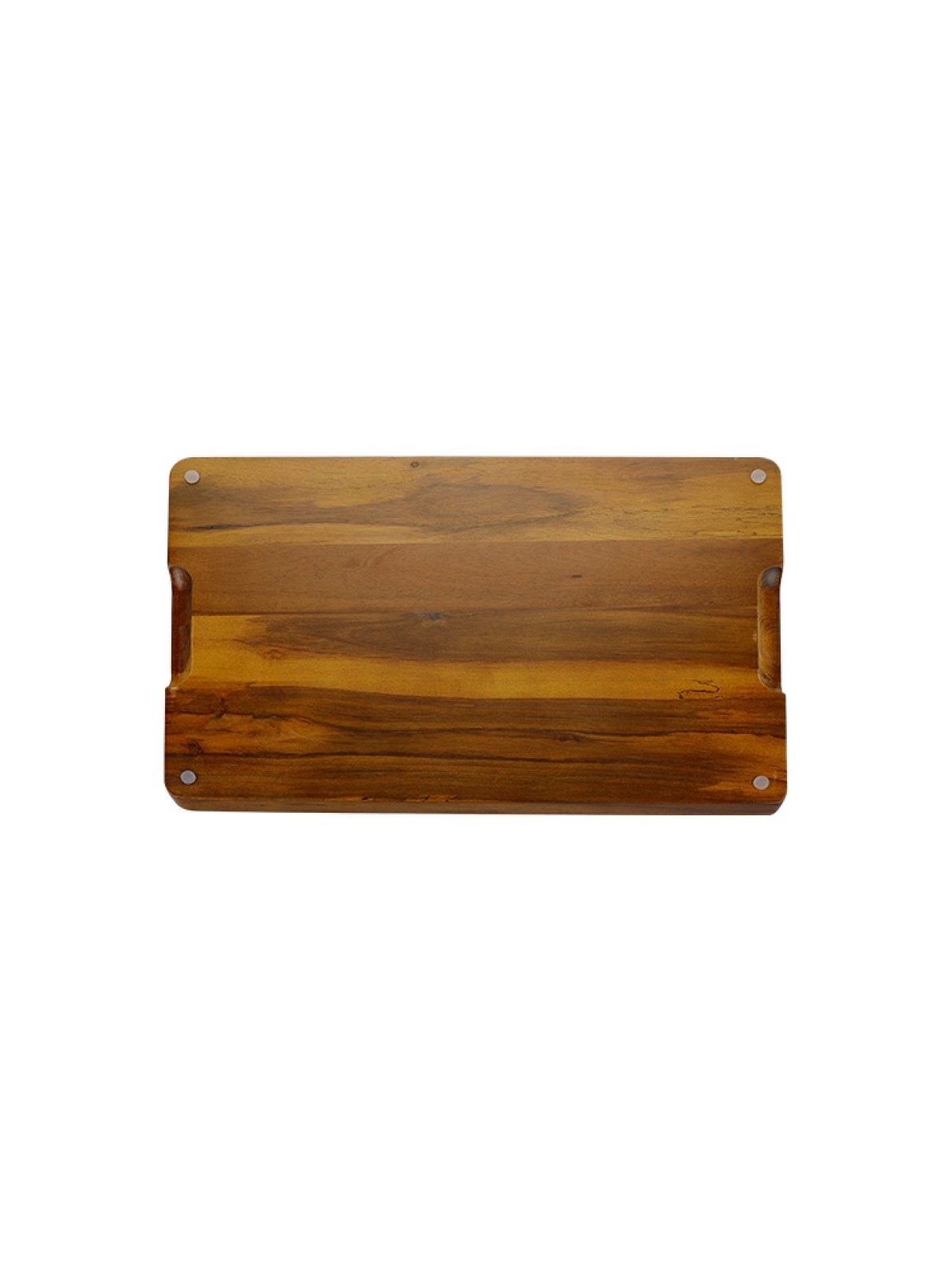 Dark Brown Wood Challah Board with White Marble Pl... | Challah Boards