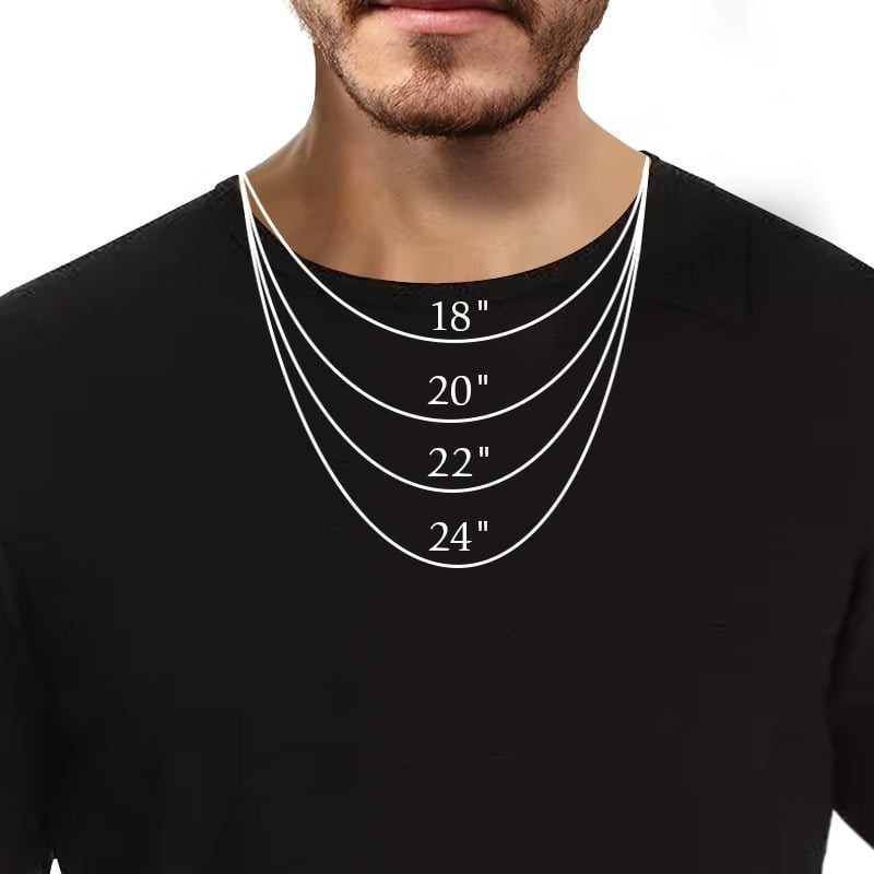 שרשרת כסף מתהפכת עם מיקרופילם ספר תהילים