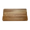 Light Brown Wood Challah Board with White Marble P... | Challah Boards