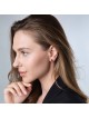 Marina Jewelry Boucles d'oreilles à tige en argent sterling 925 avec grenade Desi
