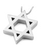 שרשרת תליון מגן דוד דלוקס זהב 14 קראט (מבחר צבעים)