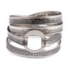 925 Sterling Silver Wrap Ring With Healing Prayers