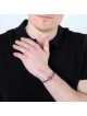 Marina Jewelry Breloque ouverte en forme de grenade avec pierres de grenat