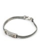 Bracelet en argent avec bénédiction sacerdotale gravée - Unisexe