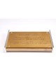 Gold Color Challah Board with Blessing by Agayof | Challah Boards