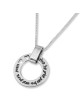 Woman of Valor: Silver Wheel Pendant Necklace