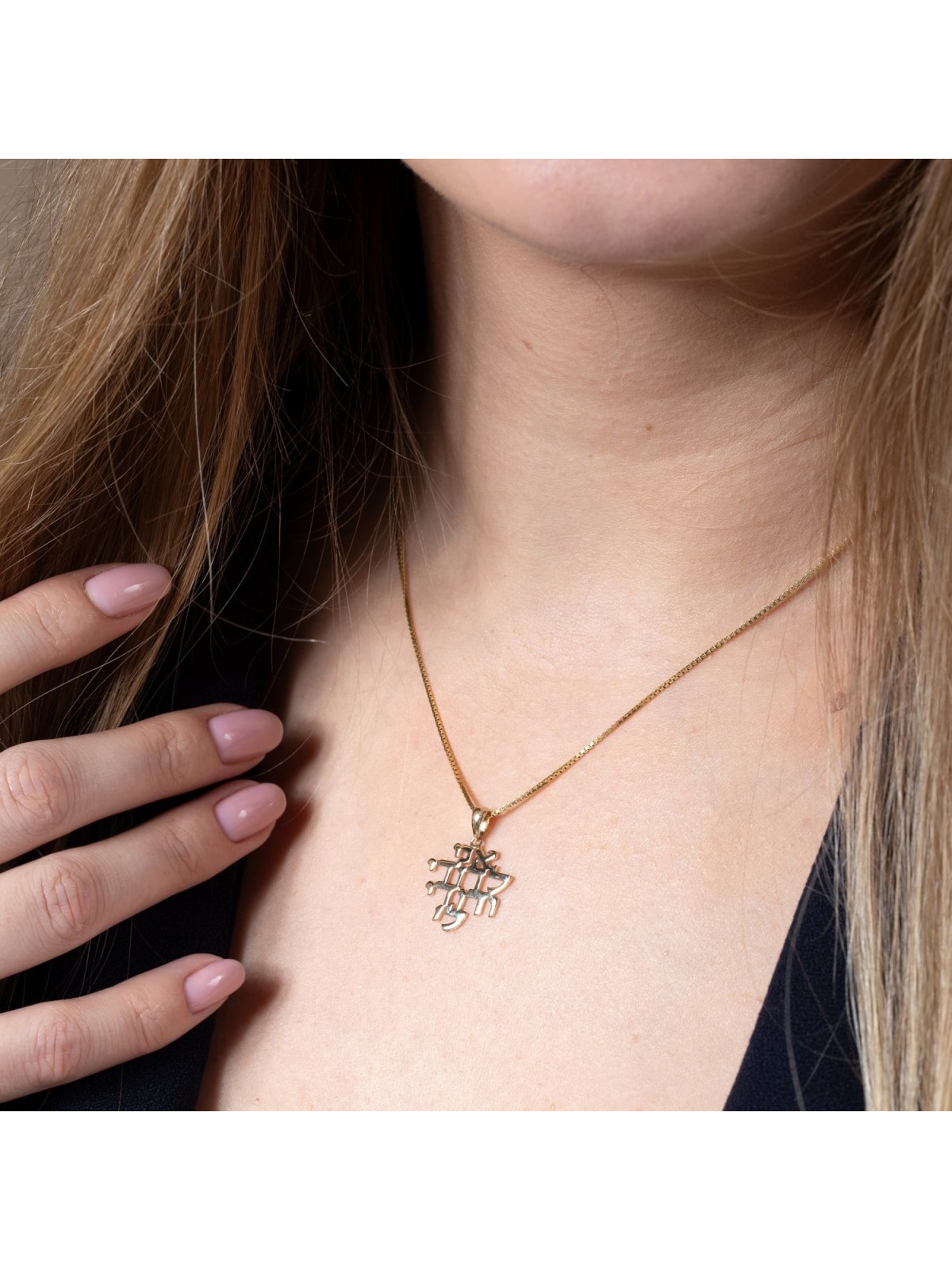 Collier pendentif Ani LeDodi en or 14 carats pour femme